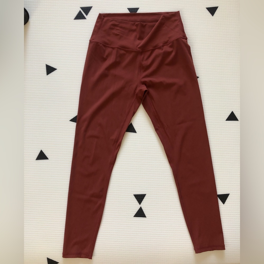 Be Active|Burnt Orange/Rust athletic high rise leggings,Size Large•••Stretchy - Picture 3 of 9